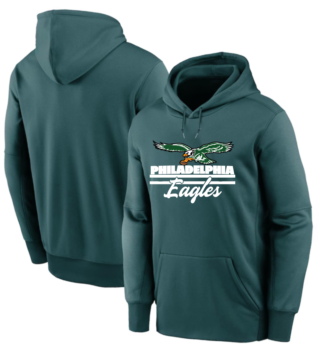 Men 2025 Philadelphia Eagles green hoodie style 3->philadelphia eagles->NFL Jersey